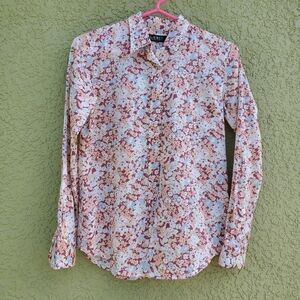 NEW Ralph Lauren Floral Button Down Shirt